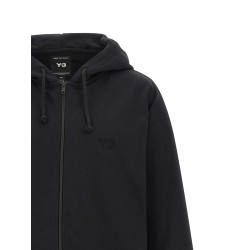 'Y-3 Brushed Terry Zip' hoodie