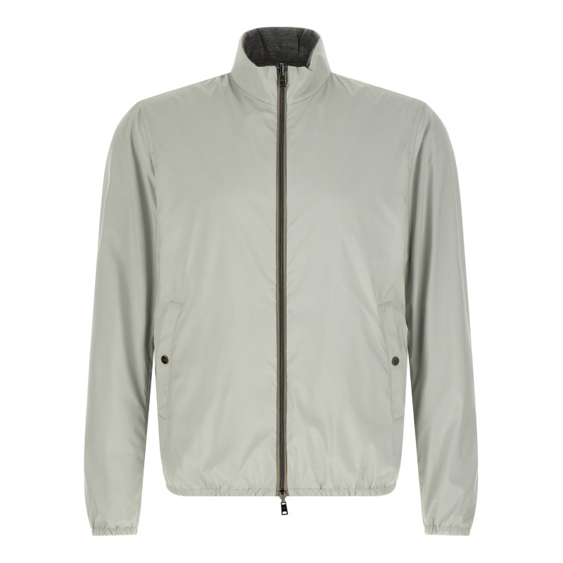 Reversible bomber jacket