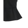 'Tailored Bustier With Sheer Neckline' top