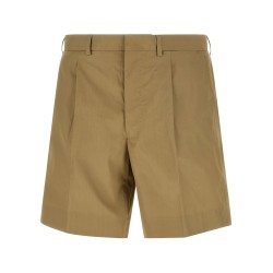 Poplin bermuda shorts