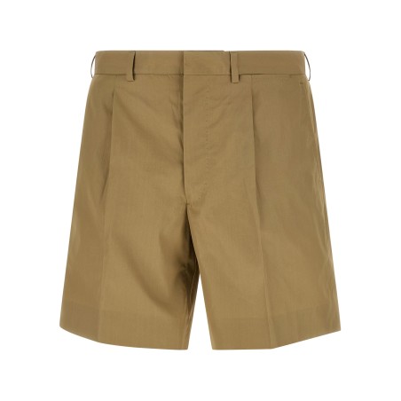 Poplin bermuda shorts