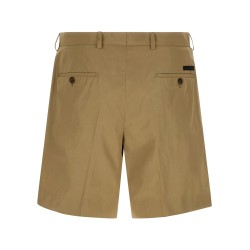 Poplin bermuda shorts