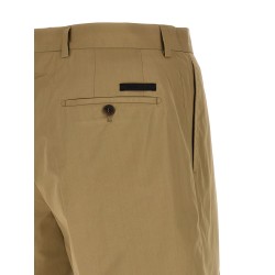 Poplin bermuda shorts