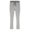 Piqué cotton joggers
