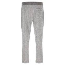 Piqué cotton joggers
