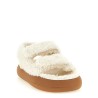 Shearling sandals