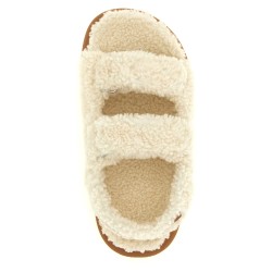 Shearling sandals