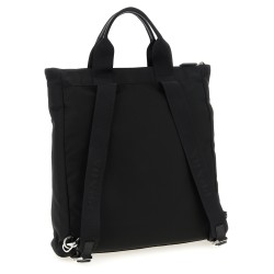 Re-Nylon and Saffiano backpack shopping bag