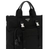 Re-Nylon and Saffiano backpack shopping bag