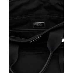 Re-Nylon and Saffiano backpack shopping bag