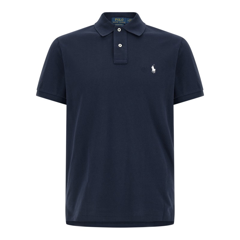 Logo embroidery polo shirt