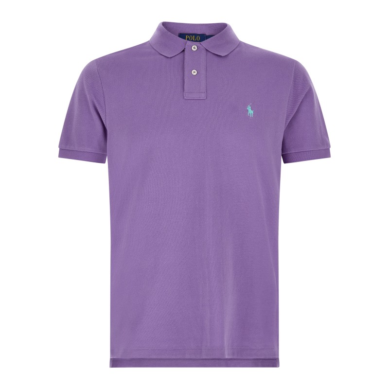 Logo embroidery polo shirt