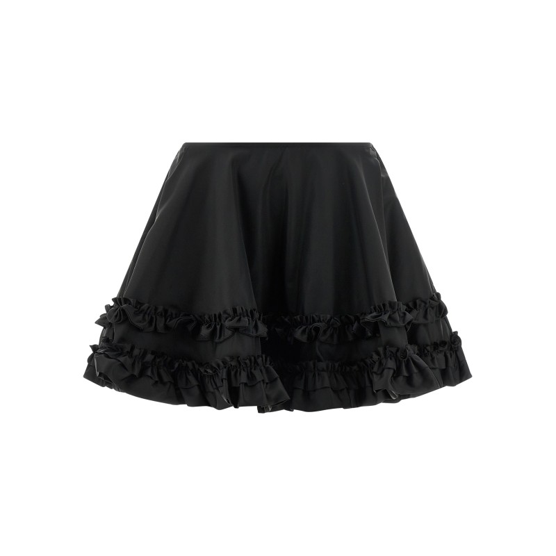 'Duchesse Nylon Mini Frill' skirt