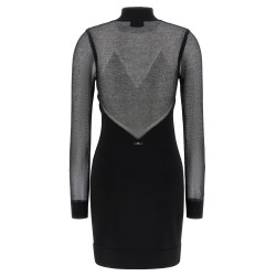 Dress with transparencies