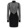 Dress with transparencies