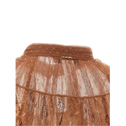 Tulle plumetis blouse