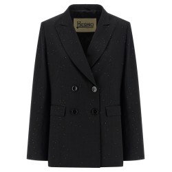 Micro sequin blazer