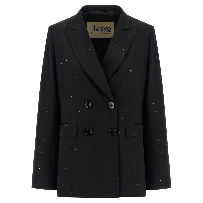 Micro sequin blazer