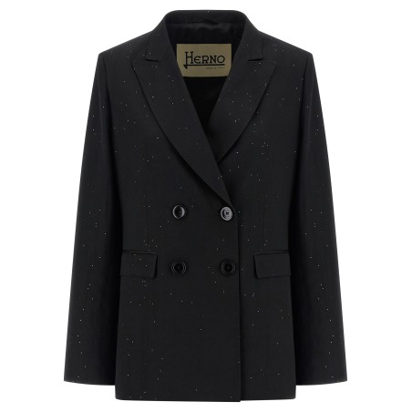 Micro sequin blazer