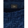 FF flocked denim backpack