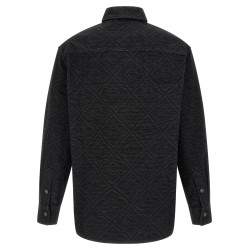 'Laser Monogram Denim' overshirt