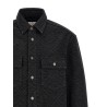 'Laser Monogram Denim' overshirt
