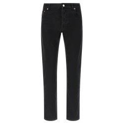 GG jacquard denim jeans