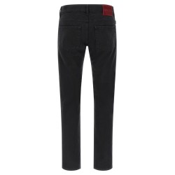 GG jacquard denim jeans