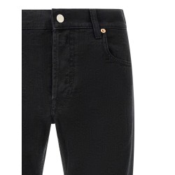 GG jacquard denim jeans