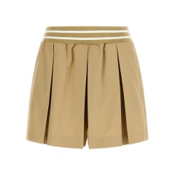 Pleated shorts