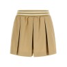 Pleated shorts