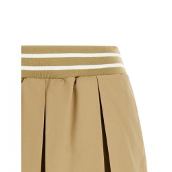 Pleated shorts