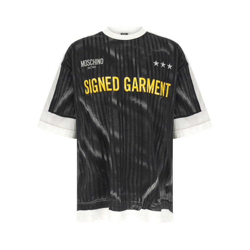 Trompe-l'œil print T-shirt