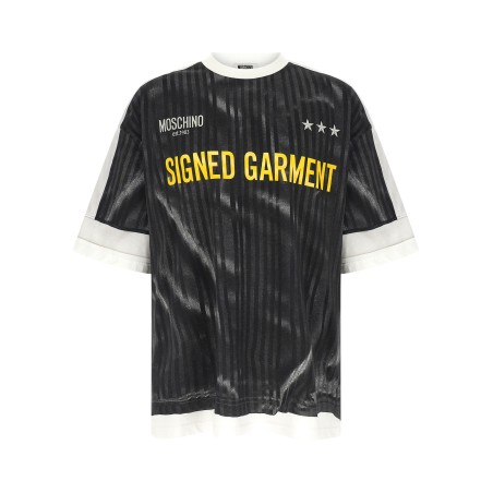 Trompe-l'œil print T-shirt