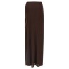 Shiny viscose skirt