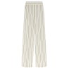 Pinstriped twill pants