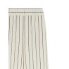 Pinstriped twill pants
