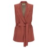 Linen viscose vest