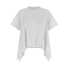 Denim insert t-shirt