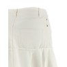 Satin denim skirt