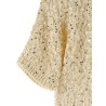 Sequin mesh cardigan