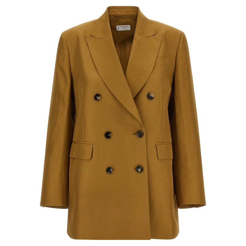 Linen viscose blazer