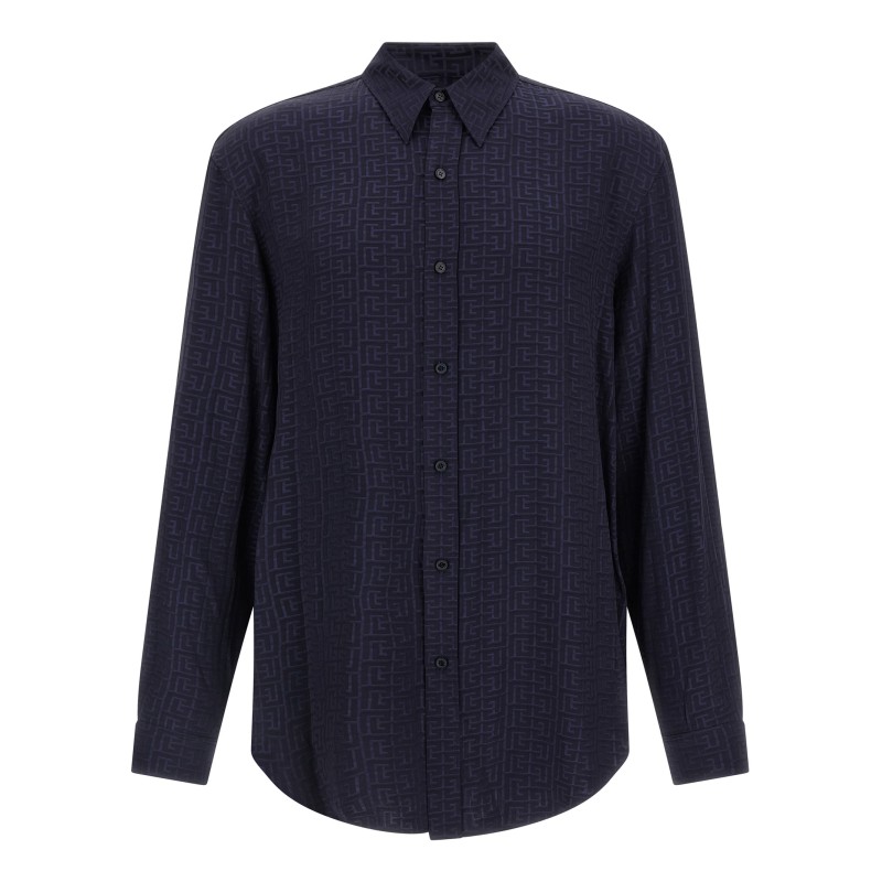 Jacquard monogram shirt