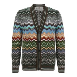 Greek pattern cardigan