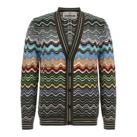 Greek pattern cardigan