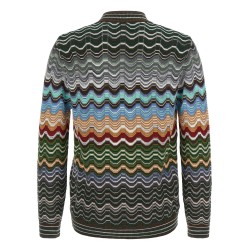 Greek pattern cardigan