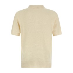 Spongy effect polo shirt