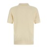 Spongy effect polo shirt