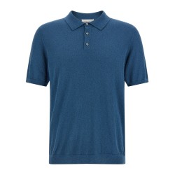 Spongy effect polo shirt