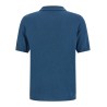 Spongy effect polo shirt
